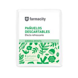 Pañuelos Descartables Mini Farmacity Mentolado 1 x 8 un