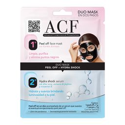 Dúo Acf Peel Off x 7 g + Sérum Hidratante x 7 ml