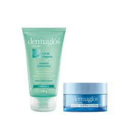 Cuidado Diario Dermaglós: Gel de Limpieza + Crema