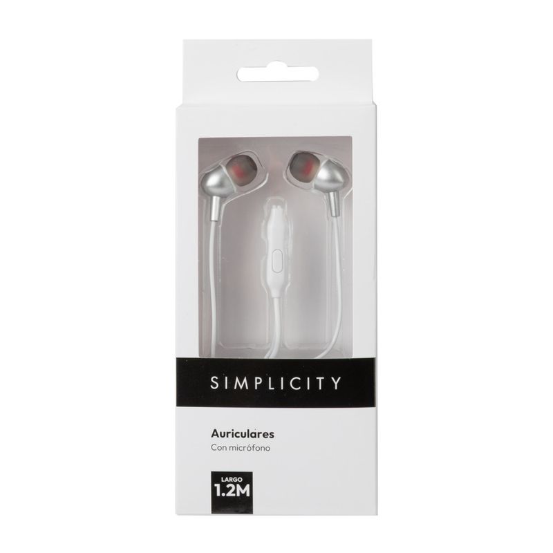 auriculares-simplicity-con-microfono-metalizados-plata