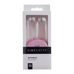 Auriculares Simplicity con Estuche Print Unicornio