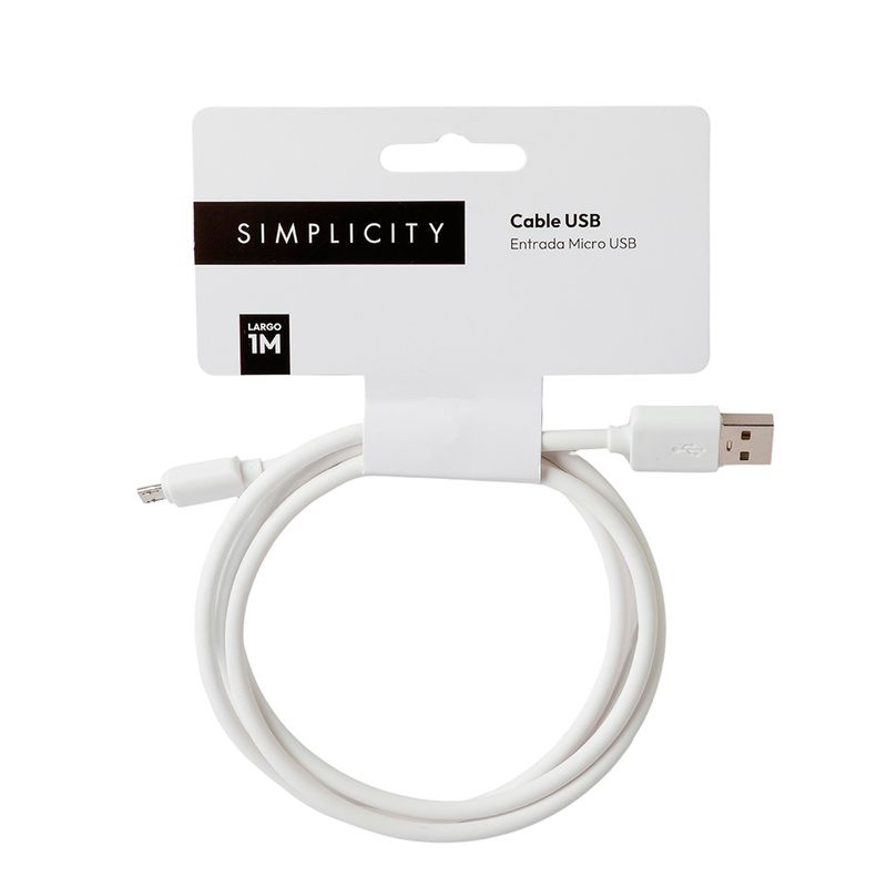 cable-usb-micro-usb-simplicity-blanco-1m-2a