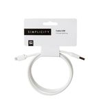 cable-usb-lightning-simplicity-blanco-1m-2a