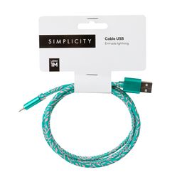 Cable USB Lightning Simplicity Print