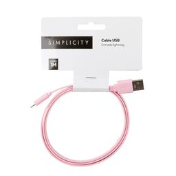 Cable USB Lightning Simplicity Silicona