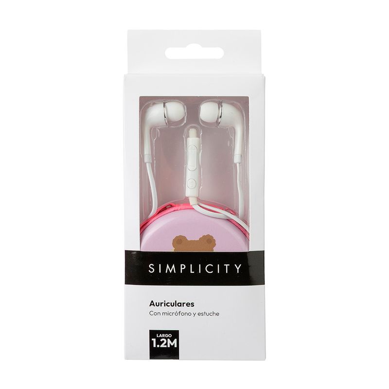 auriculares-simplicity-con-estuche-oso
