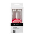 auriculares-simplicity-con-estuche-cereza