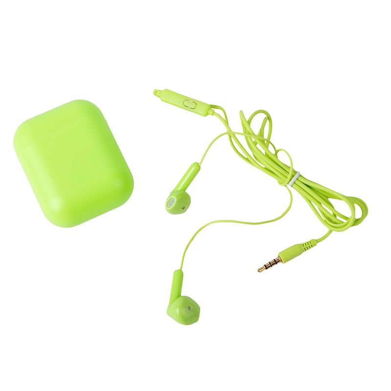 auriculares-simplicity-con-estuche-verde-liso
