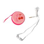 auriculares-simplicity-con-estuche-cereza