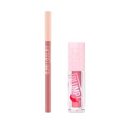 Combo Maybelline Lifter: Delineador + Brillo Labial Plump