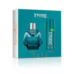 Set Edt Benetton Tribe Cool 90 ml + Desodorante 150 ml