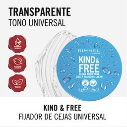 Cera de Cejas Rimmel Kind & Free x 8 g