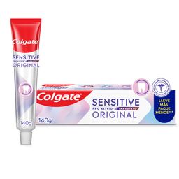 Pasta Dental Colgate Sensitive Pro Alivio Inmediato Original x 140 g