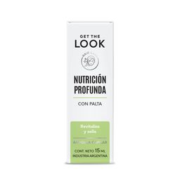 Ampolla Tratamiento Capilar Get The Look Nutrición Profunda Palta x 15 ml