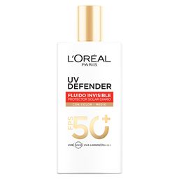 Protector Solar L'Oréal Paris UV Defender Fluido Tono Medio FPS50+ x 40 g