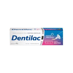 Adhesivo Dental Dentilac sin Sabor Pomo x 40 g