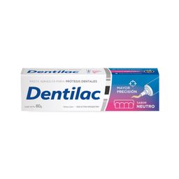 Adhesivo Dental Dentilac sin Sabor Pomo x 60 g