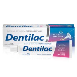 Adhesivo Dental Dentilac sin Sabor Pomo x 60 g