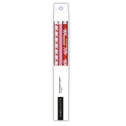 Set De Lapices Negros Simplicity Cherry  x 3 un