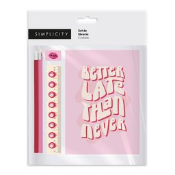 Set Libreria Simplicity Cherry x 5 un