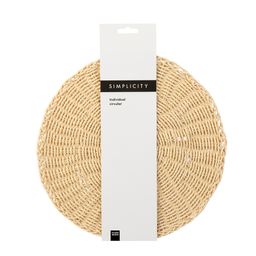 Individual Circular Beige Boho Simplicity