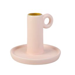 Candelabro Ceramica Rosa Boho Simplicity