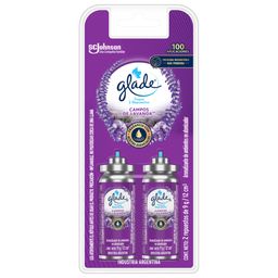 Aromatizante de Ambientes Glade Toque Lavanda Pack x2 x 9 g