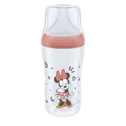 Mamadera Nuk Perfect Match +3 Meses Control de Temperatura Minnie Mouse Rosa x 260 ml