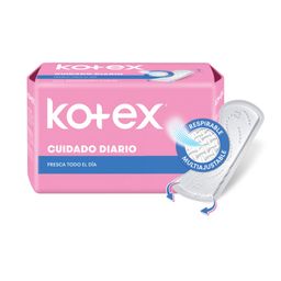 Protectores Kotex Cuidado Diario x 100 un