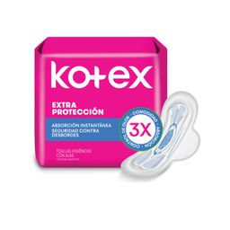Toalla Femenina Kotex Extra Protección x 16 un