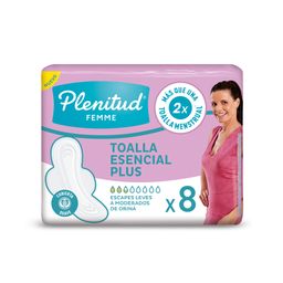 Toalla Plenitud Femme Esencial Plus x 8 un