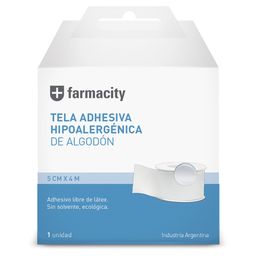 Tela Adhesiva Farmacity Oxizinc A x 5 un x 4 m