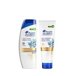 Combo Head & Shoulders Shampoo Fuerza de Raíz x 375 ml + Acondicionador Fuerza de Raíz x 300 ml