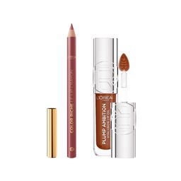 Lip Combo L'Oréal Paris: Plumping Lip Oil Ambition La Nuit Sparkle + CR Lip Liner Worth It Medium