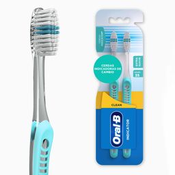 Cepillo Dental Oral B Indicator Medio x 2 un