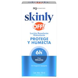 Loción Repelente Hidratante Corporal Skinly By Off Protege y Humecta x 100 ml