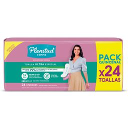 Toallas Ultra Plenitud Femme x 24 un