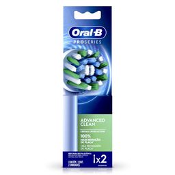 Cabezales de Repuesto para Cepillo Eléctrico Dental Oral-B Advanced Clean x 2 un