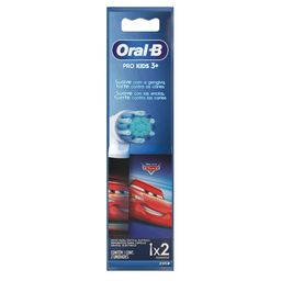 Cabezales de Repuestos Oral-B Para Cepillo Dental Eléctrico Disney Cars x 2 un