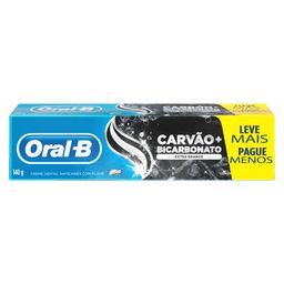 Pasta Dental Oral B Extra Blanco Carbon y Bicarbonato de Sodio x 140 g
