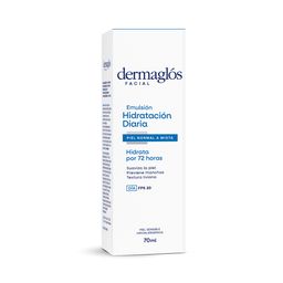 Emulsión Facial Dermaglós Hidratante de Día Fps 20 x 70 ml