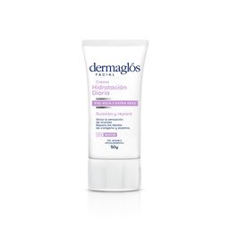 Crema Facial Dermaglós nutritiva de noche para Piel Seca x 50 gr