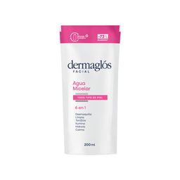 Agua Micelar Dermaglós 6 en 1 Refill x 200ml
