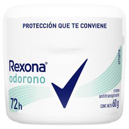 Desodorante en Crema Rexona Antitranspirante Odorono x 60 g