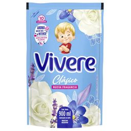 Suavizantes para Ropa Vivere Explosión Floral Clásico Doypack 900 ml