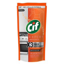 Limpiador Cif Expert Antigrasa Doypack x 450 ml