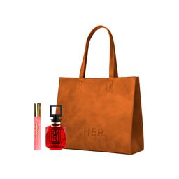 Set Edp Cher Onyx Rouge x 50 ml + Onix Rouge Travel Size x 20 ml + Onyx Rouge Tote Bag
