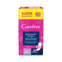 Protectores Diarios Carefree Protección Largos x 60 un