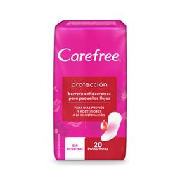 Protectores Diarios Carefree Protección Original x 20 un