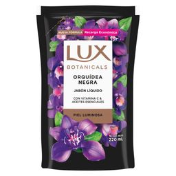 Jabón Liquido para Manos Lux Orquídea Negra Refill X 220 ml